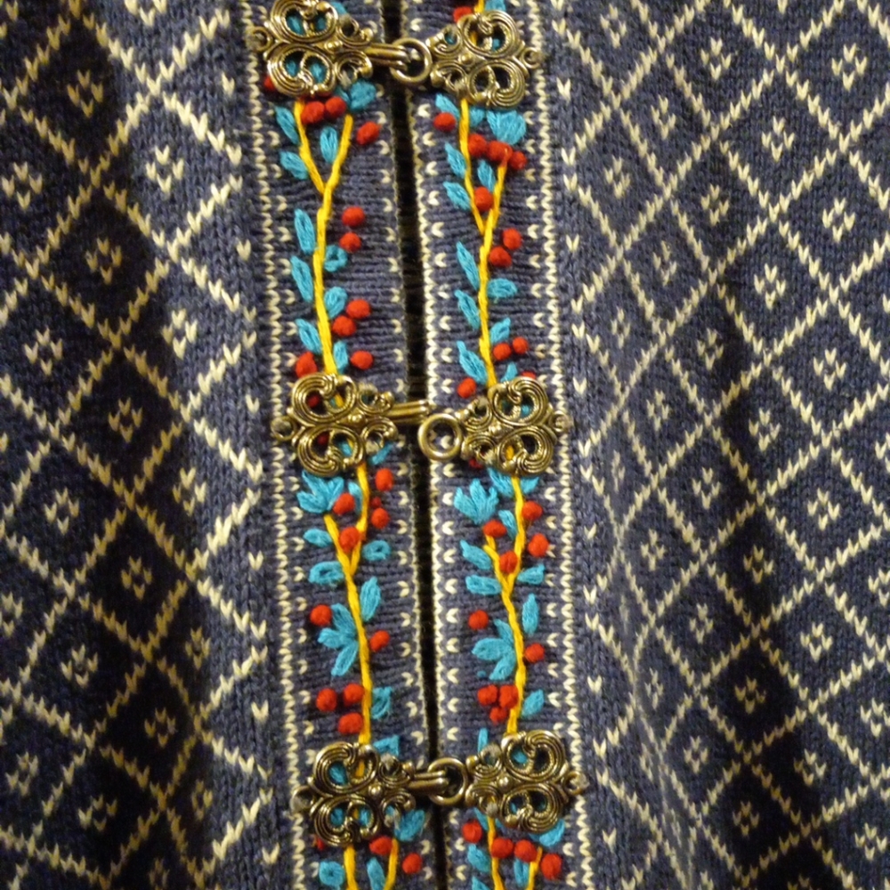 Womens Norm Thompson Sweater Long Sleeve Multicolored XL 27 Long  22 Armpit/armp - Picture 5 of 5